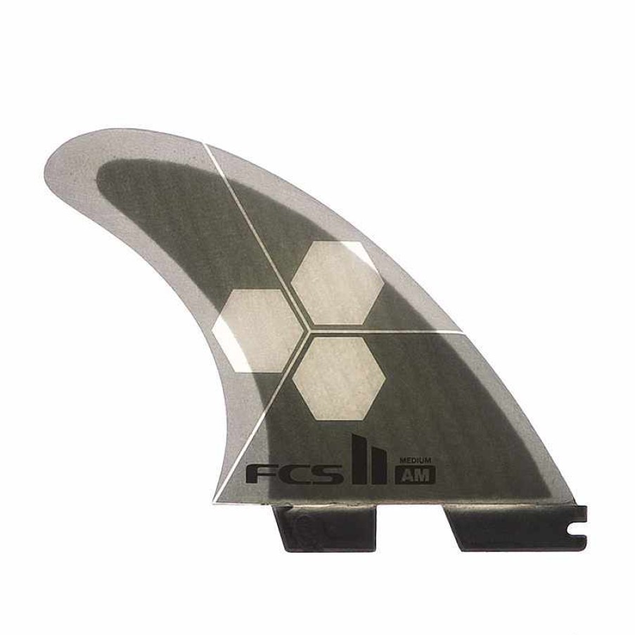 Surfboard Accessories>Fins FCS Surfboard Accessories>Fins | Fcs Ii Am Pc Aircore Medium Grey Tri/Quad Surfboard Fins