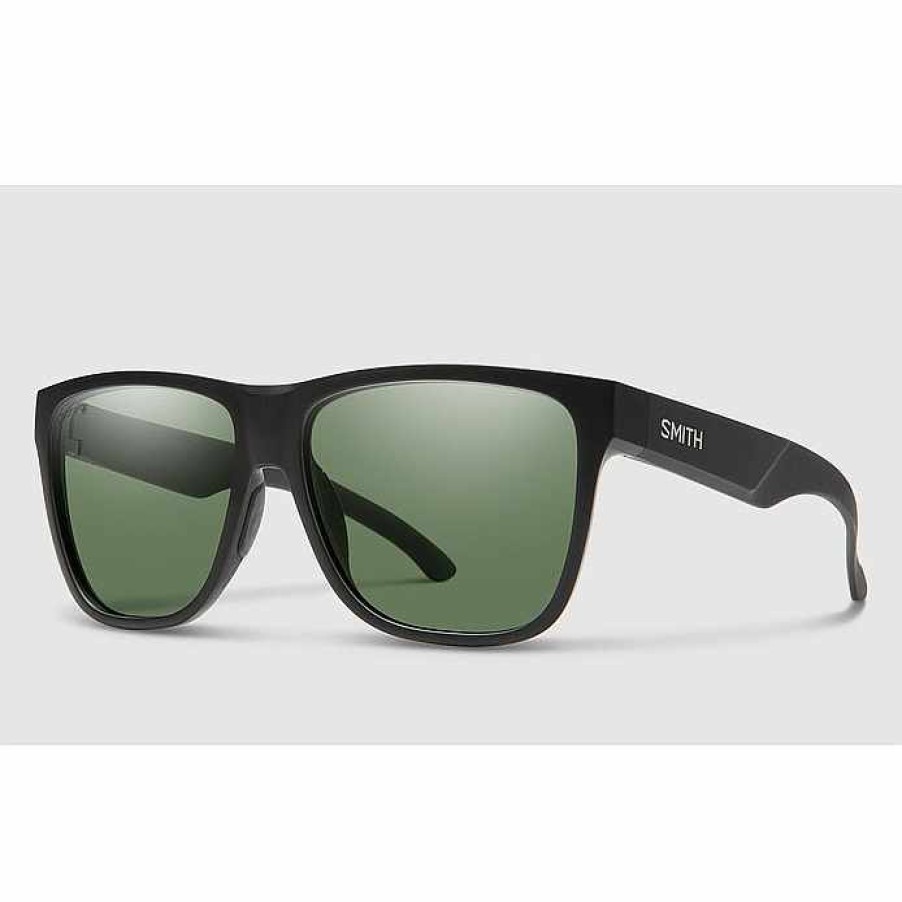 Clothing>Mens>Sunglasses Smith Clothing>Mens>Sunglasses | Smith Optics Lowdown Xl 2 Matte Black/Polarized Gray Green