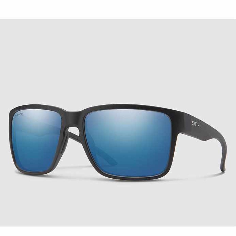 Clothing>Womens>Sunglasses Smith Clothing>Womens>Sunglasses | Smith Optics Emerge Matte Black/Polarized Blue