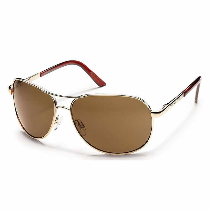 Clothing>Mens>Sunglasses Smith Clothing>Mens>Sunglasses | Suncloud Aviator Sc Gold/Polar Brown