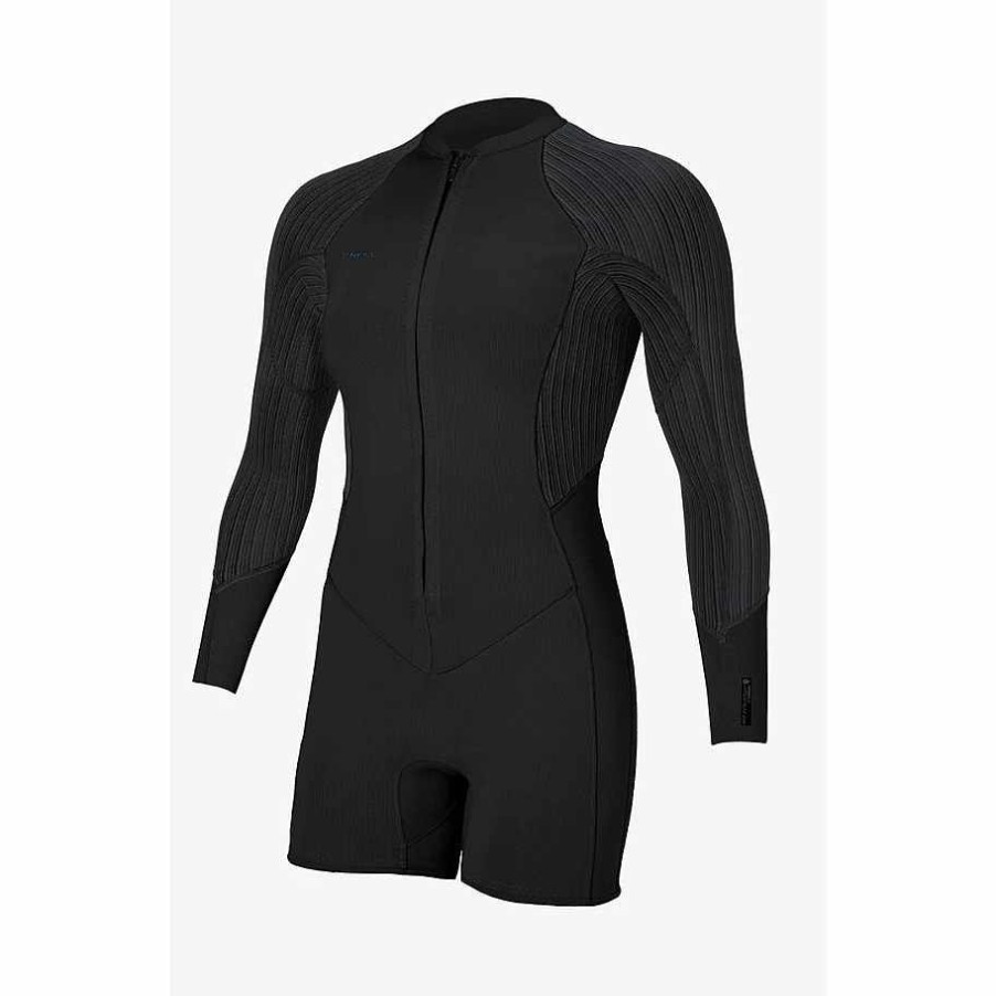 Wetsuits>Womens>3/2 Fullsuits O'Neill Wetsuits>Womens>3/2 Fullsuits | O'Neill Wmns Hyperfreak 2Mm L/S Front Zip Springsuit Black