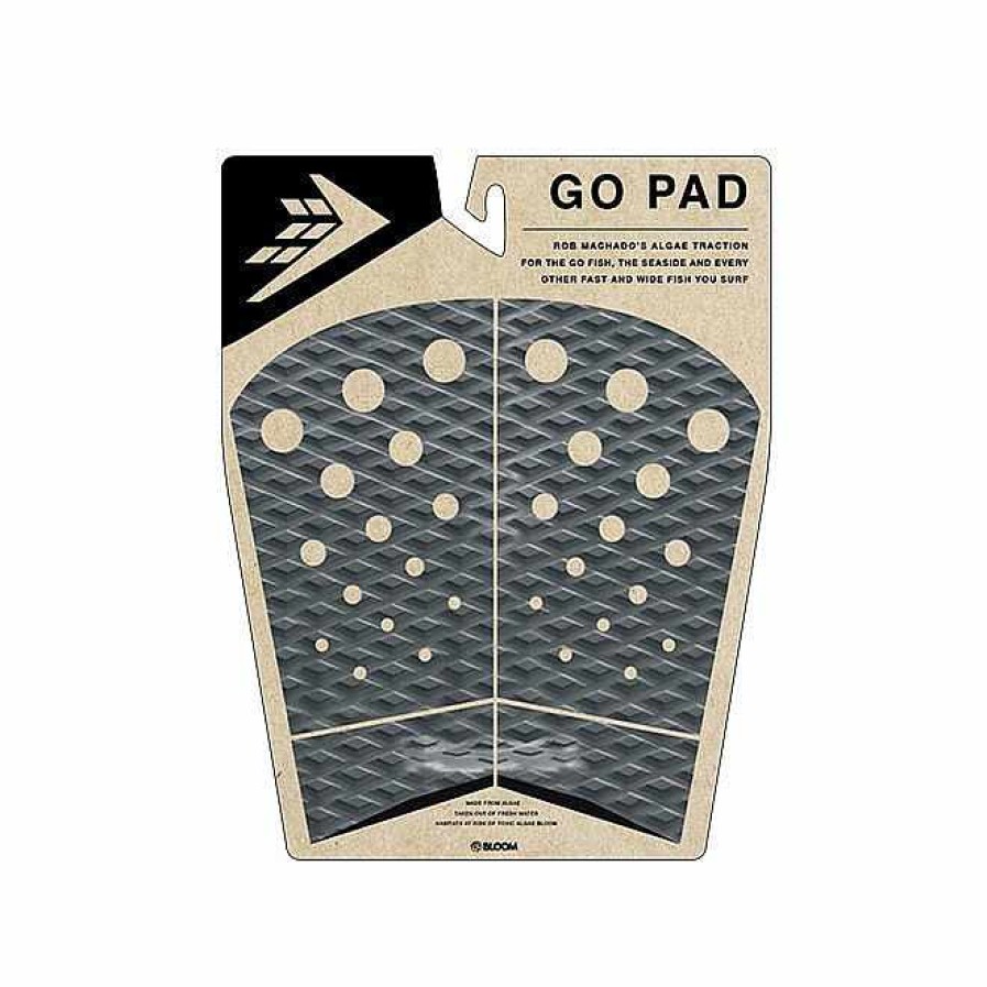 Surfboard Accessories>Traction Pads Firewire Surfboard Accessories>Traction Pads | Firewire Macahdo Go Pad Charcoal 4 Piece Surfboard Traction