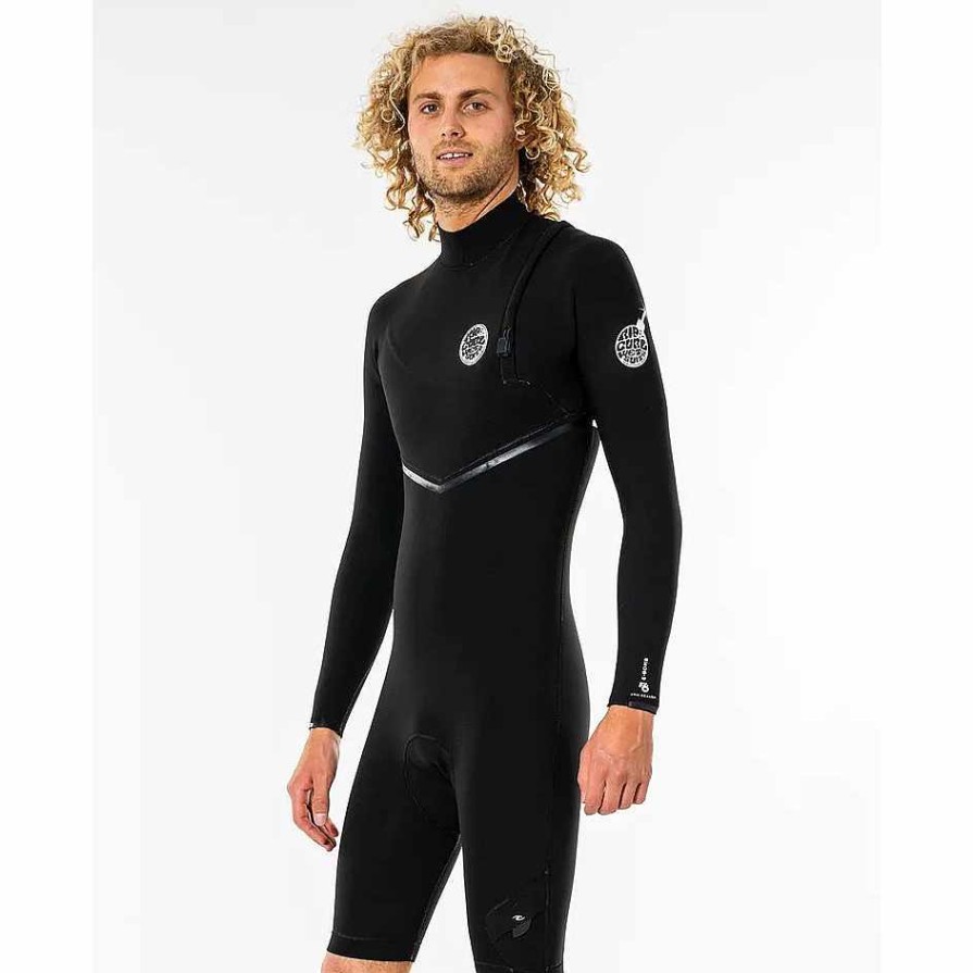 Wetsuits>Mens>Spring Suits & Jackets Rip Curl Wetsuits>Mens>Spring Suits & Jackets | Rip Curl E-Bomb 2Mm Zip Free Springsuit Black