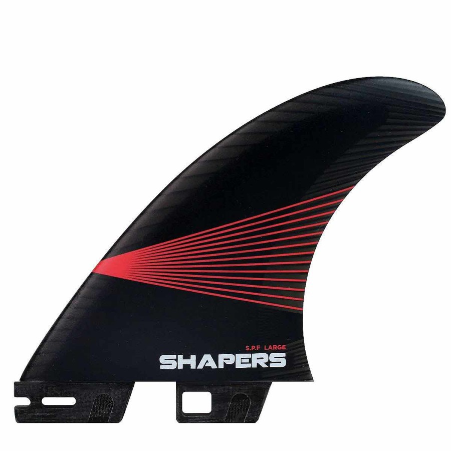 Surfboard Accessories>Fins Block Surf Surfboard Accessories>Fins | Shapers S.P.F. Thruster Large Fcs2 Compatible Carve Fin Set