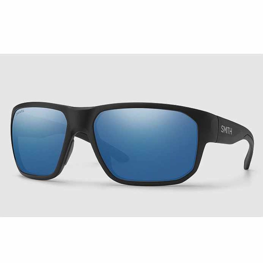 Clothing>Mens>Sunglasses Smith Clothing>Mens>Sunglasses | Smith Optics Arvo Matte Black/Polarized Blue Mirror