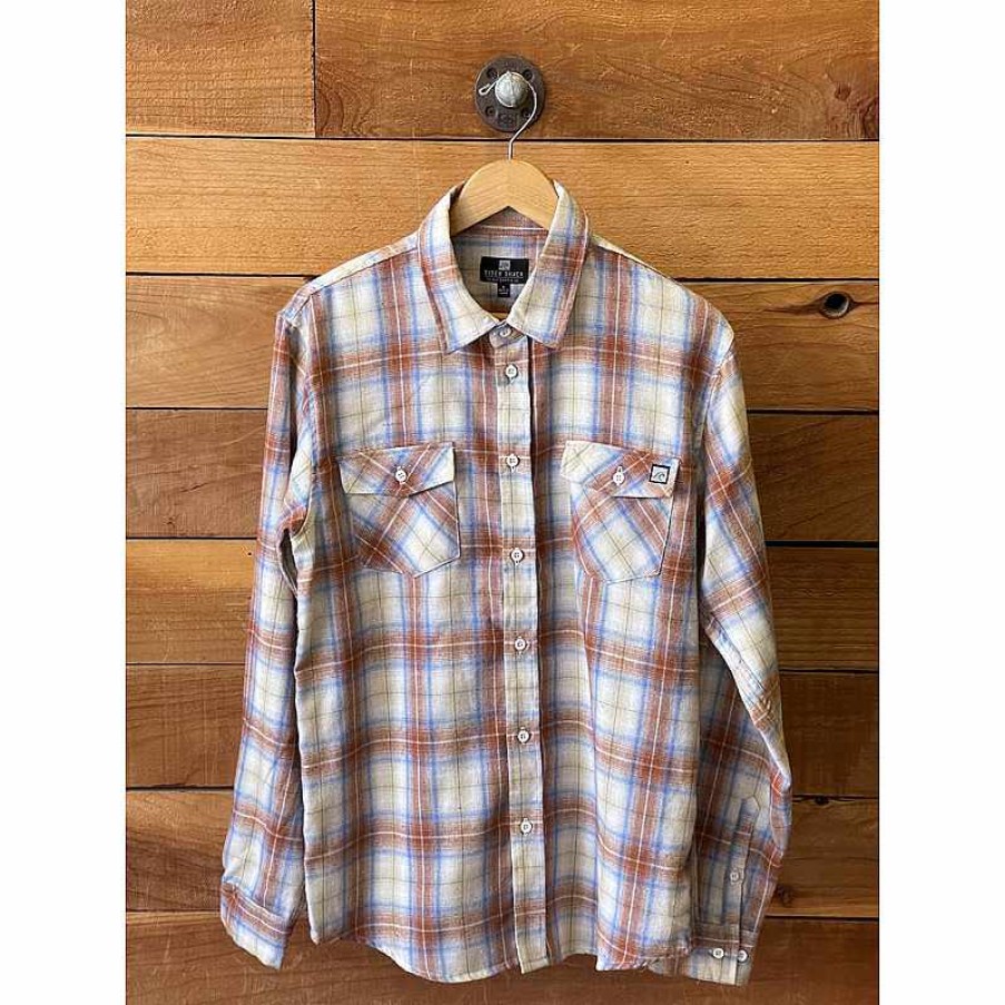 Clothing>Mens>Tops Rider Shack Clothing>Mens>Tops | Rancho Plaid Flannel Natural