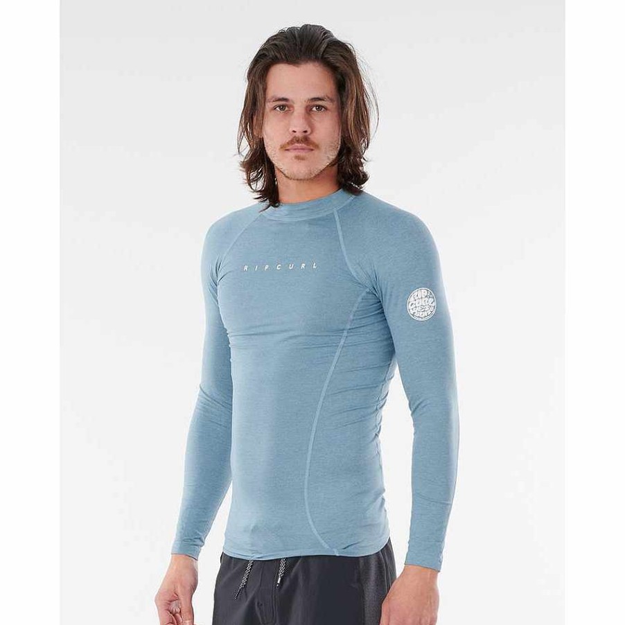 Wetsuits>Mens>Rashguards & Sun Shirts Rip Curl Wetsuits>Mens>Rashguards & Sun Shirts | Dawn Patrol Performance Uv L/S Tee