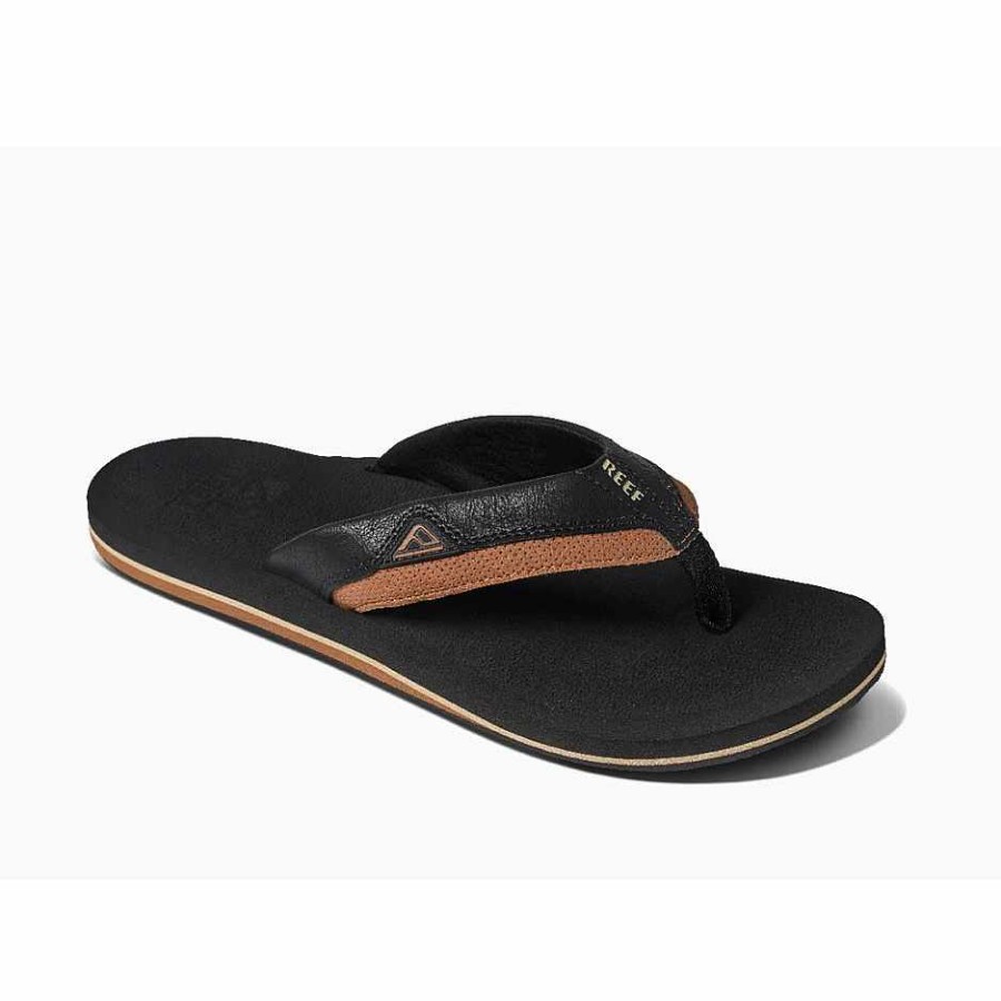 Clothing>Mens>Flip Flops Reef Clothing>Mens>Flip Flops | Reef Cushion Dawn Men'S Flip Flops Black-Tan