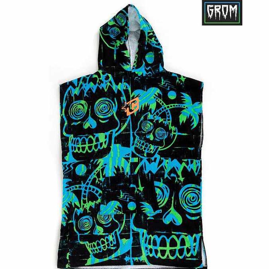 Beach Supply>Towels & Ponchos Creatures of Leisure Beach Supply>Towels & Ponchos | Creatures Of Leisure Grom Surf Poncho Cyan Green