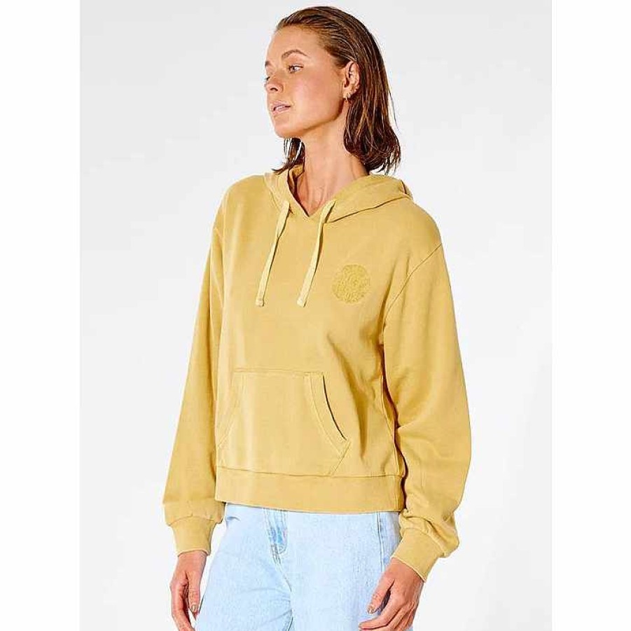 Clothing>Womens>Tops Rip Curl Clothing>Womens>Tops | Rip Curl Women'S Icons Of Surf Hoodie Gold