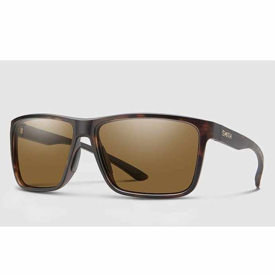 Clothing>Mens>Sunglasses Smith Clothing>Mens>Sunglasses | Smith Optics Riptide Matte Tortoise/Polarized Brown