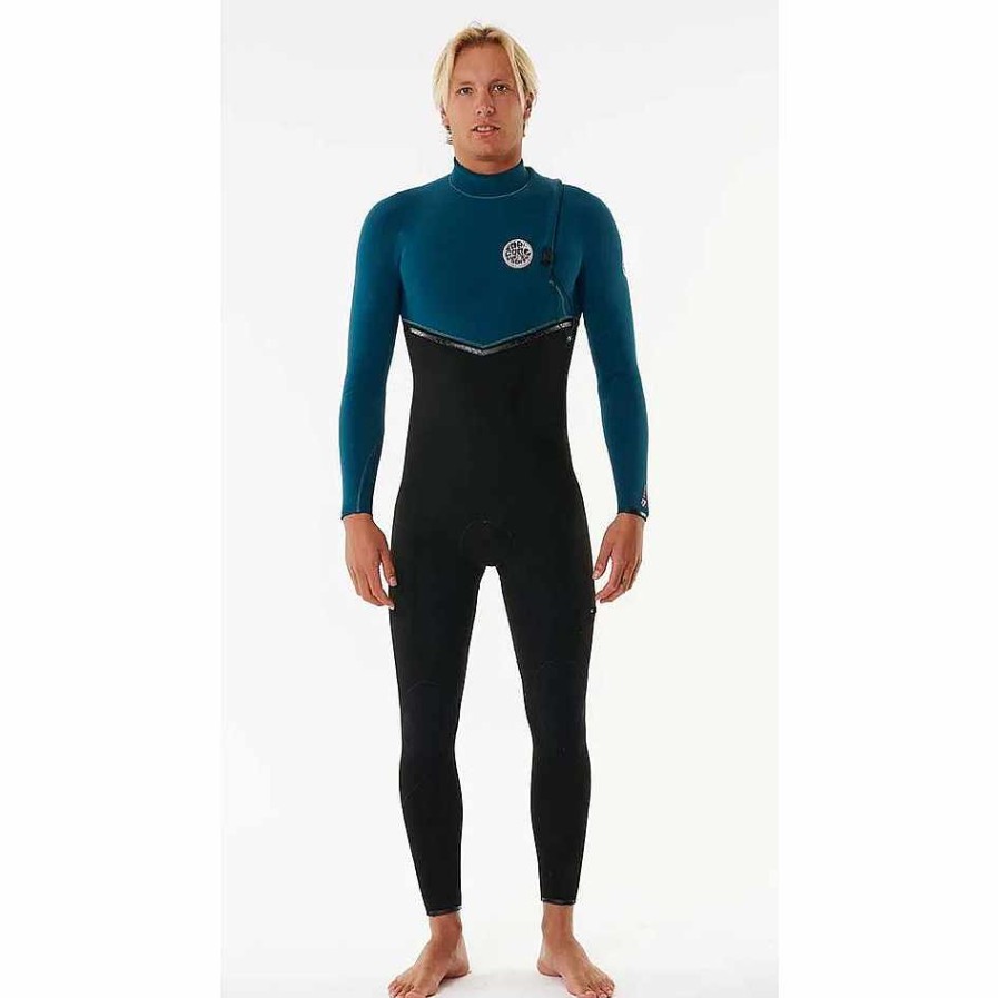 Wetsuits>Mens>3/2 Fullsuits Rip Curl Wetsuits>Mens>3/2 Fullsuits | Rip Curl Men'S E-Bomb 3/2Mm Zip Free Wetsuit