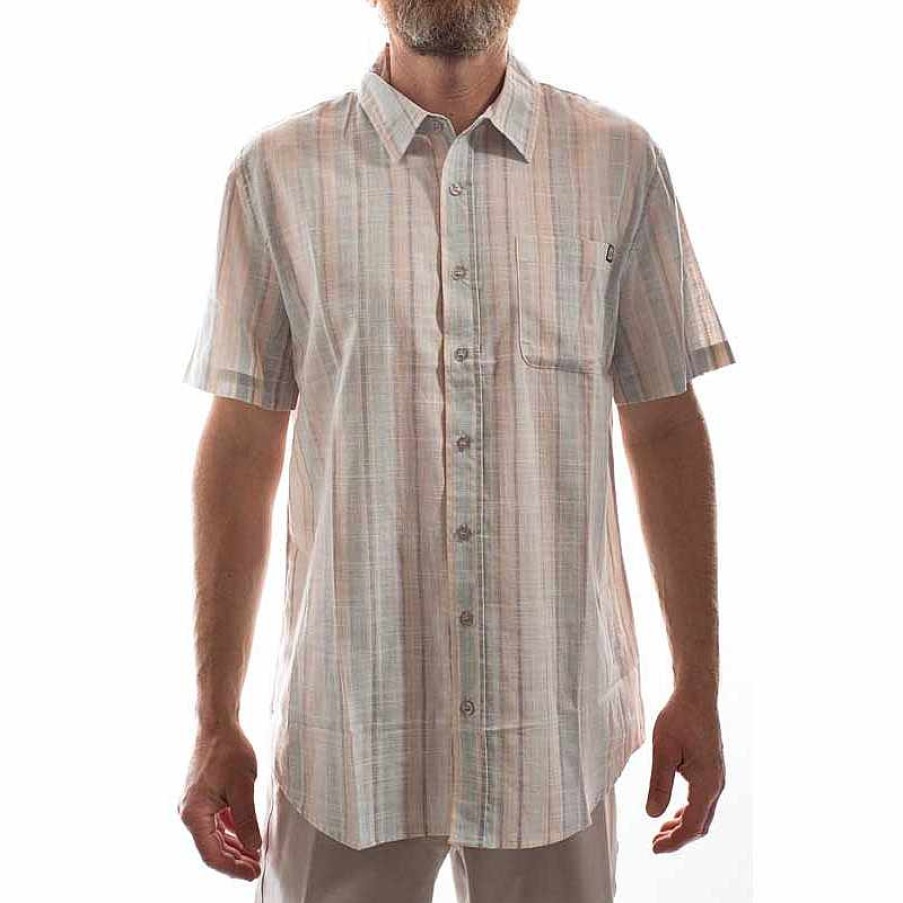 Clothing>Mens>Tops Rider Shack Clothing>Mens>Tops | Rider Shack Adobe Woven Shirt Mint