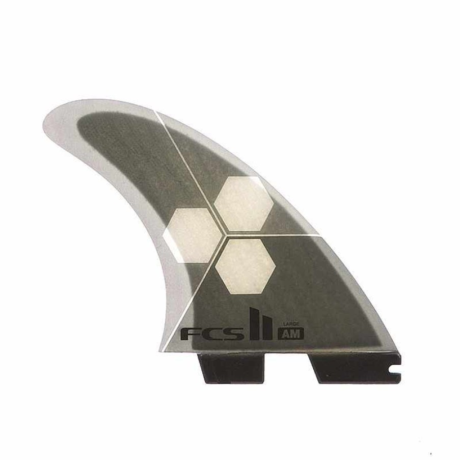 Surfboard Accessories>Fins FCS Surfboard Accessories>Fins | Fcs Ii Am Pc Aircore Large Grey Thruster Surfboard Fins