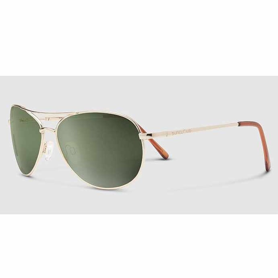 Clothing>Mens>Sunglasses Suncloud Clothing>Mens>Sunglasses | Suncloud Patrol Gold/Polar Gray Green