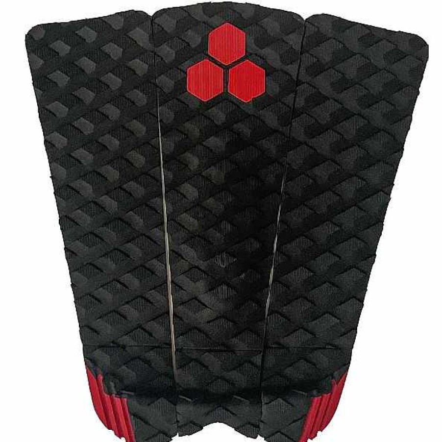 Surfboard Accessories>Traction Pads Channel Islands Surfboard Accessories>Traction Pads | Channel Islands Reef Haezlewood 3 Piece Arch Surfboard Traction Pad Red