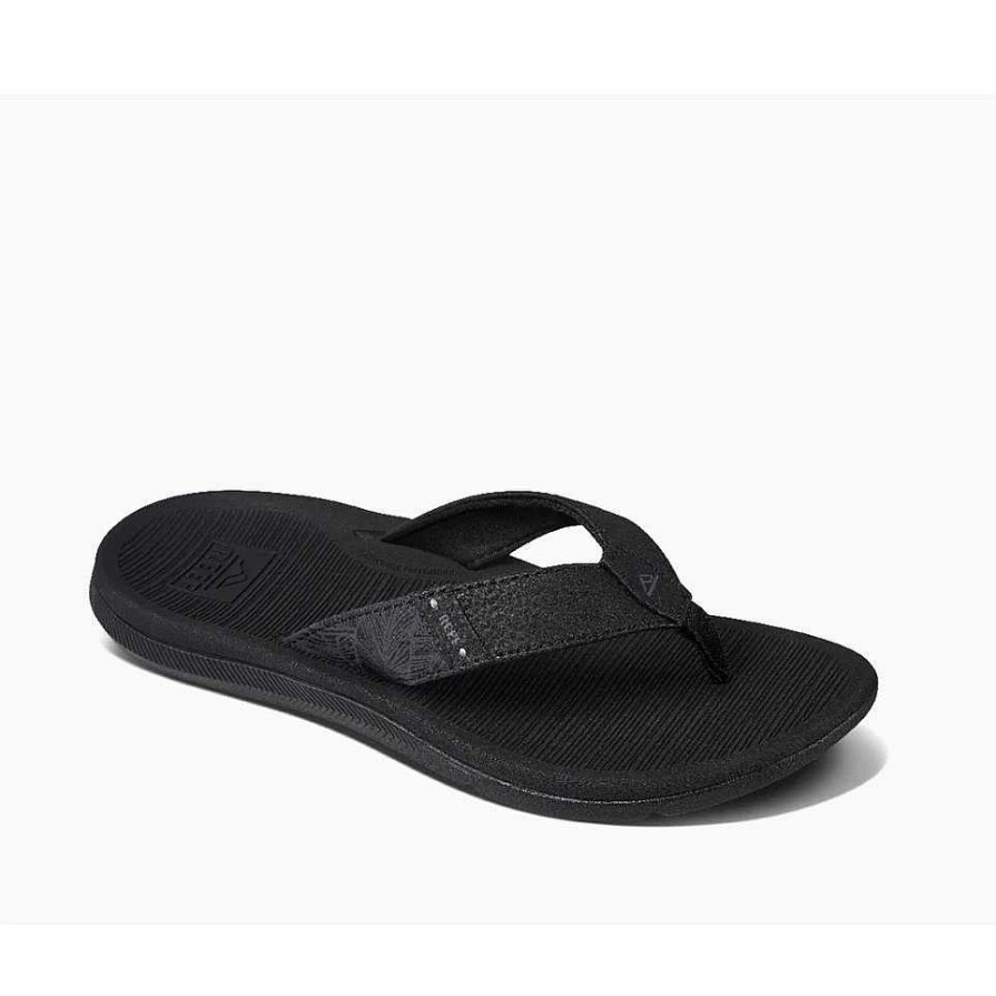 Clothing>Womens>Flip Flops Reef Clothing>Womens>Flip Flops | Reef Santa Ana Women'S Flip Flops Black