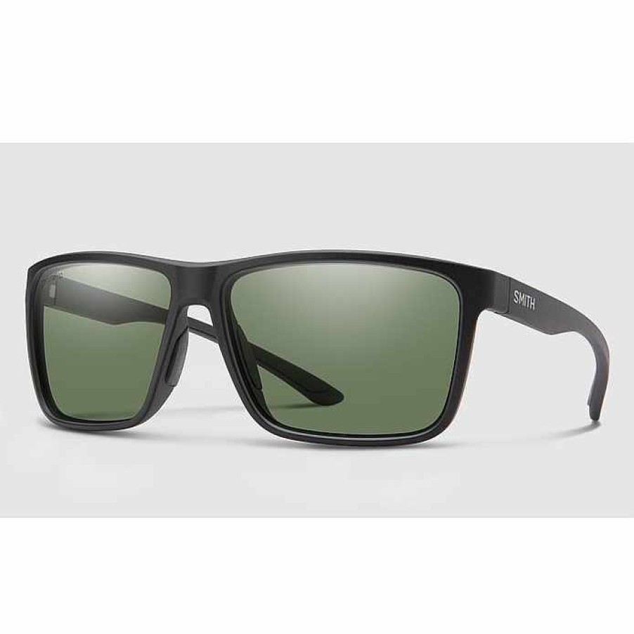 Clothing>Mens>Sunglasses Smith Clothing>Mens>Sunglasses | Smith Optics Riptide Matte Black/Polarized Gray