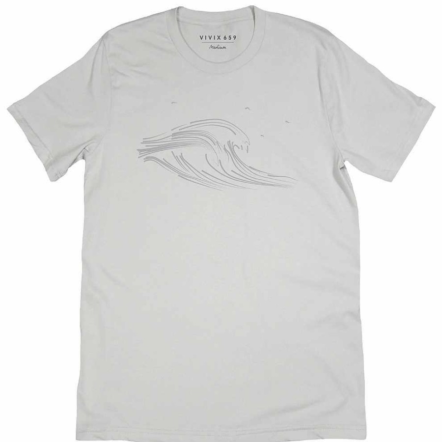 Clothing>Mens>Tops Vivix Clothing>Mens>Tops | Vivix Sandspit Mens Tee Cool-Gray