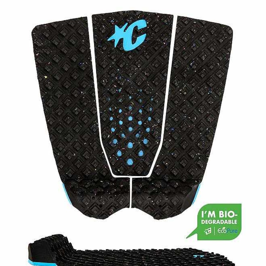 Surfboard Accessories>Traction Pads Creatures of Leisure Surfboard Accessories>Traction Pads | Creatures Of Leisure Griffin Colapinto Performance Traction Pad Carbon-Eco-Cyan