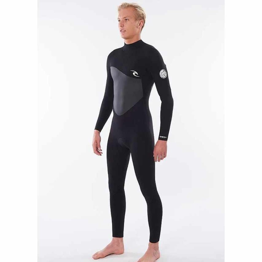 Wetsuits>Mens>4/3 Fullsuits Rip Curl Wetsuits>Mens>4/3 Fullsuits | Rip Curl 4/3 Omega Bz Steamer Black