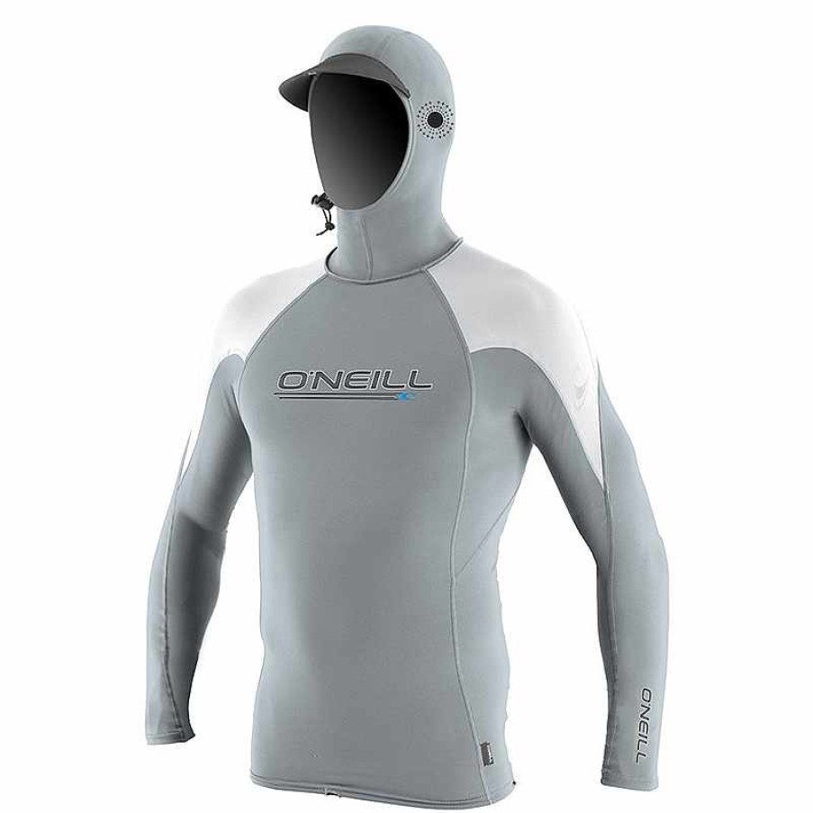 Wetsuits>Mens>Rashguards & Sun Shirts O'Neill Wetsuits>Mens>Rashguards & Sun Shirts | O'Neill O'Zone L/S Mens Rashguard With Hood