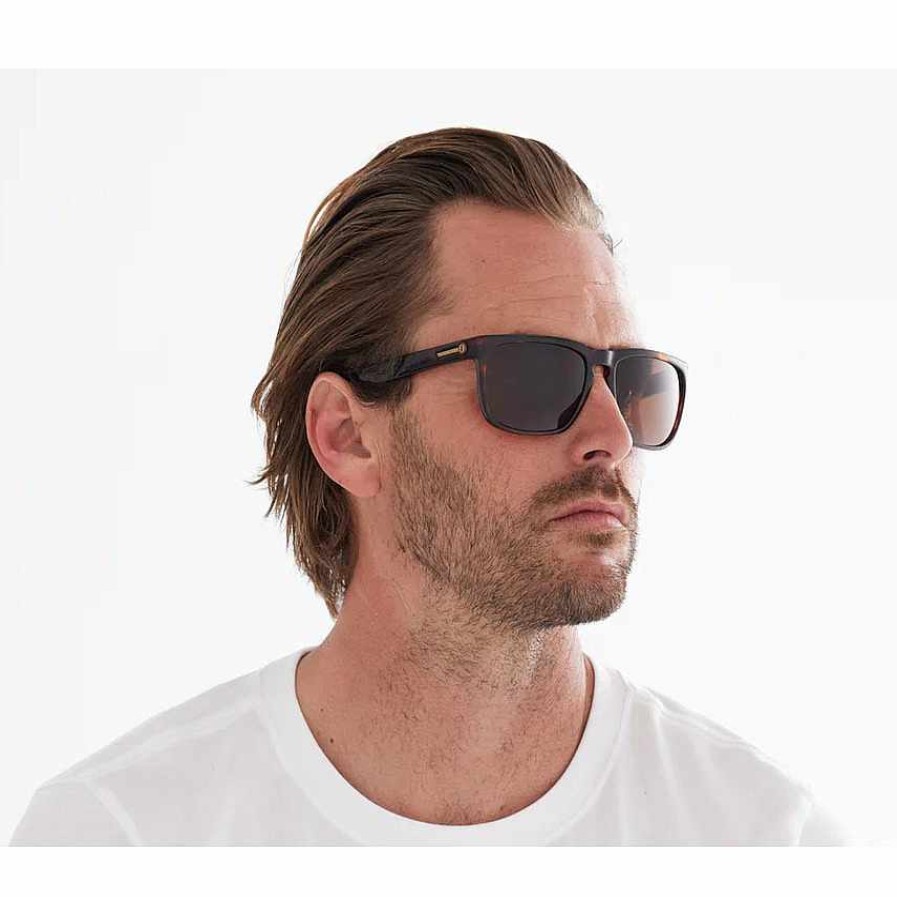 Clothing>Mens>Sunglasses Electric Clothing>Mens>Sunglasses | Electric Knoxville Xl Matte Tort/Bronze