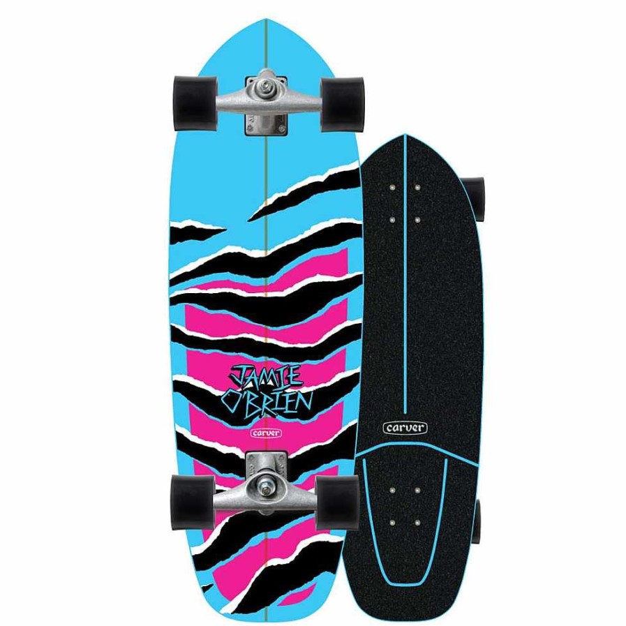 Gear>Skateboards Carver Skateboards Gear>Skateboards | Carver J.O.B Blue Tiger Cx 31" Surf Skate Complete