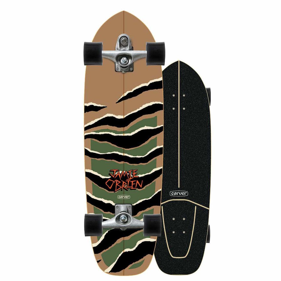 Gear>Skateboards Carver Skateboards Gear>Skateboards | Carver J.O.B Camo Tiger C7 33.5" Surf Skate Complete