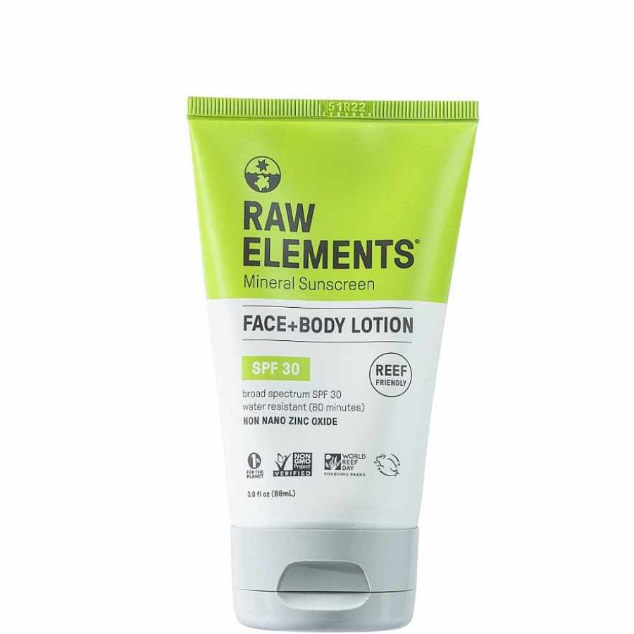 Beach Supply>Sunscreen Raw Elements Beach Supply>Sunscreen | Raw Elements Spf 30 Eco Formula Lotion Sunscreen