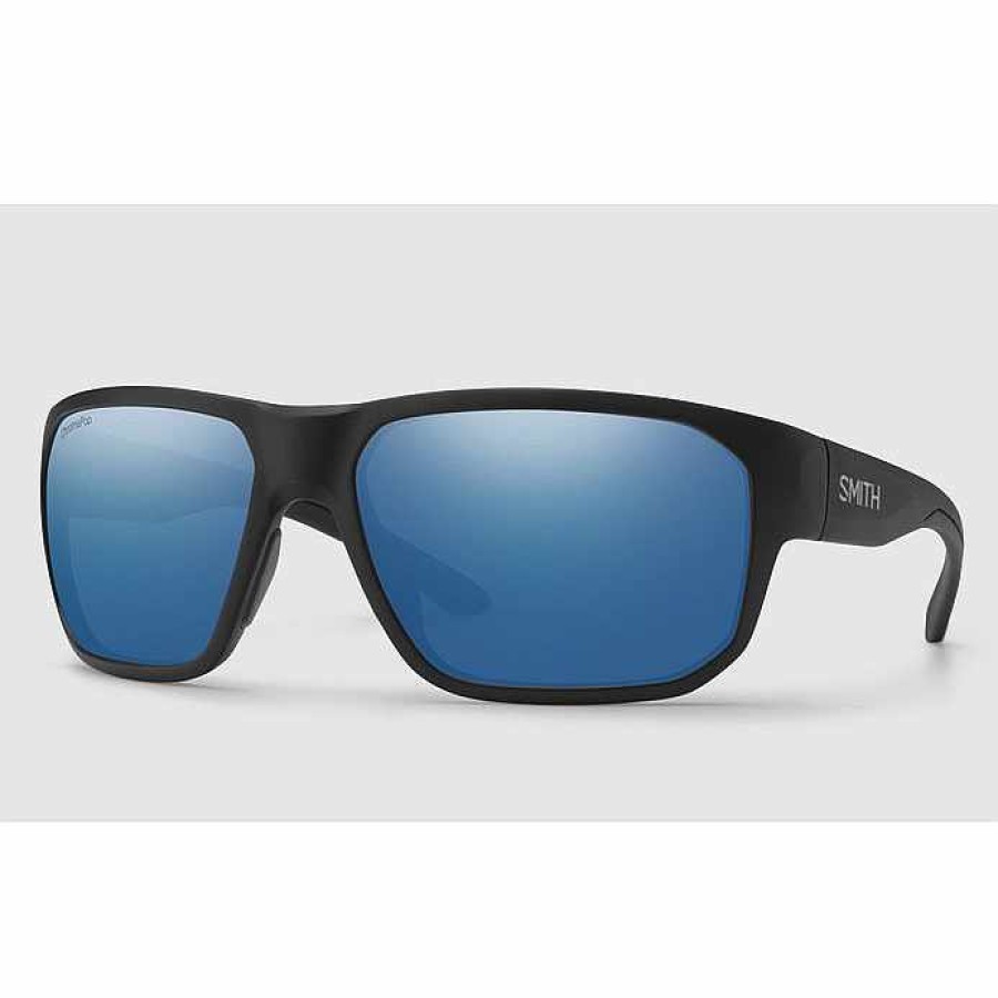 Clothing>Womens>Sunglasses Smith Clothing>Womens>Sunglasses | Smith Optics Arvo Matte Black/Polarized Blue Mirror