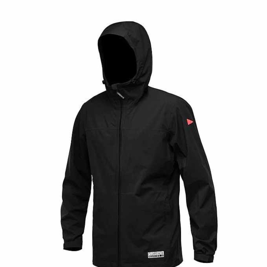 Clothing>Mens>Tops Florence Marine X Clothing>Mens>Tops | Florence Marine X Rain Pro 2.5 Layer Waterproof Shell Black