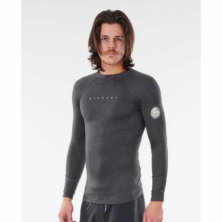 Wetsuits>Mens>Rashguards & Sun Shirts Rip Curl Wetsuits>Mens>Rashguards & Sun Shirts | Dawn Patrol Performance Uv L/S Tee