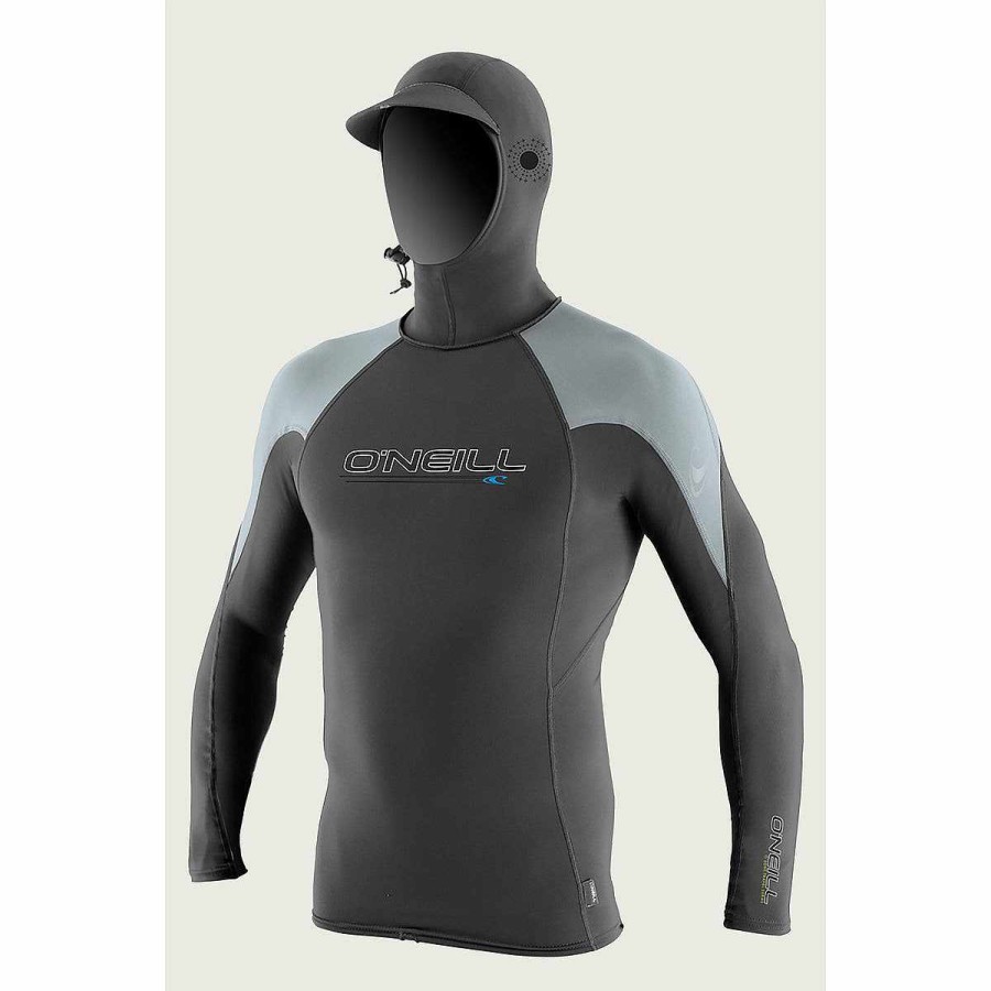 Wetsuits>Mens>Rashguards & Sun Shirts O'Neill Wetsuits>Mens>Rashguards & Sun Shirts | O'Neill O'Zone L/S Mens Rashguard With Hood