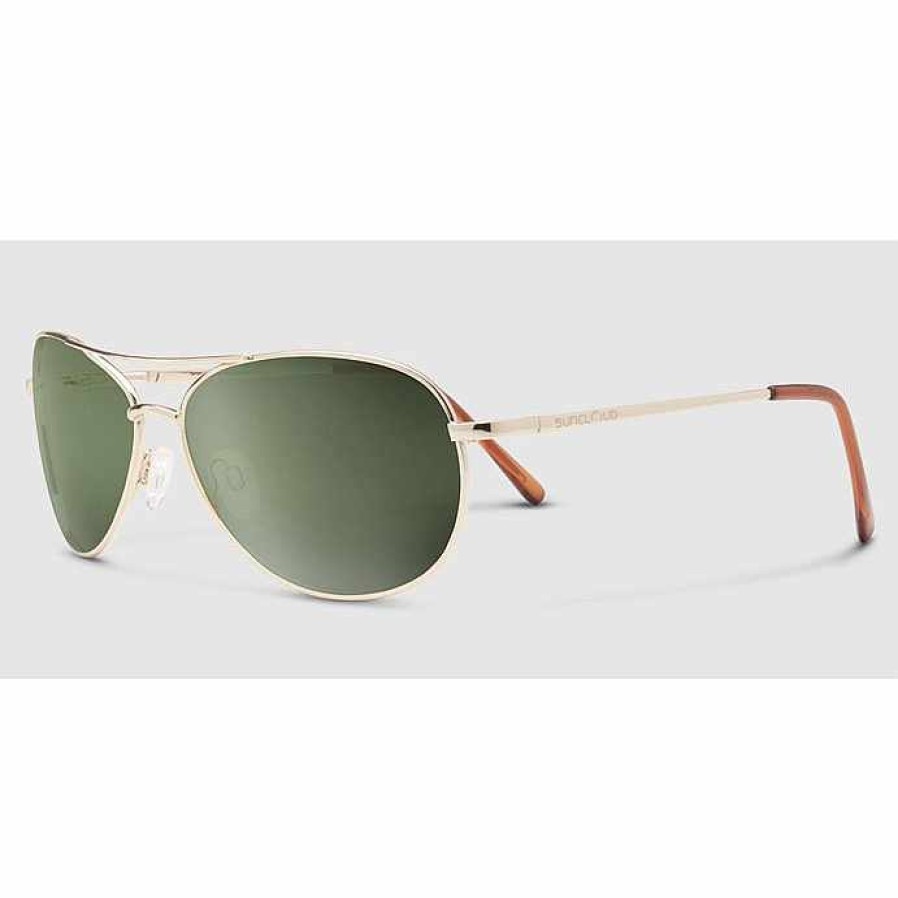 Clothing>Womens>Sunglasses Suncloud Clothing>Womens>Sunglasses | Suncloud Patrol Gold/Polar Gray Green