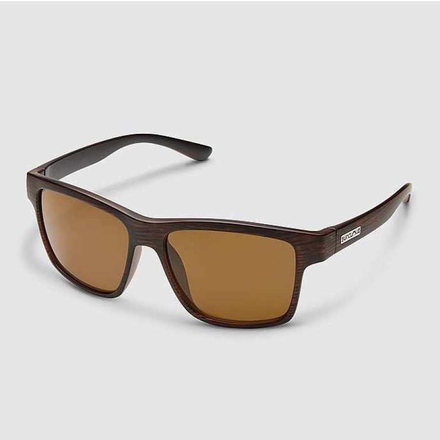 Clothing>Mens>Sunglasses Suncloud Clothing>Mens>Sunglasses | Suncloud A-Team Burnished Brown Brown Polar Lens Sunglasses