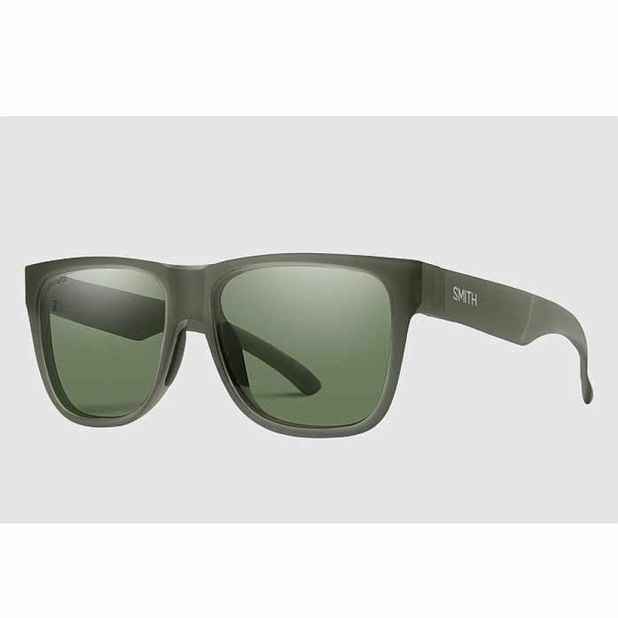 Clothing>Womens>Sunglasses Smith Clothing>Womens>Sunglasses | Smith Optics Lowdown 2 Matte Moss/ Polarized Gray