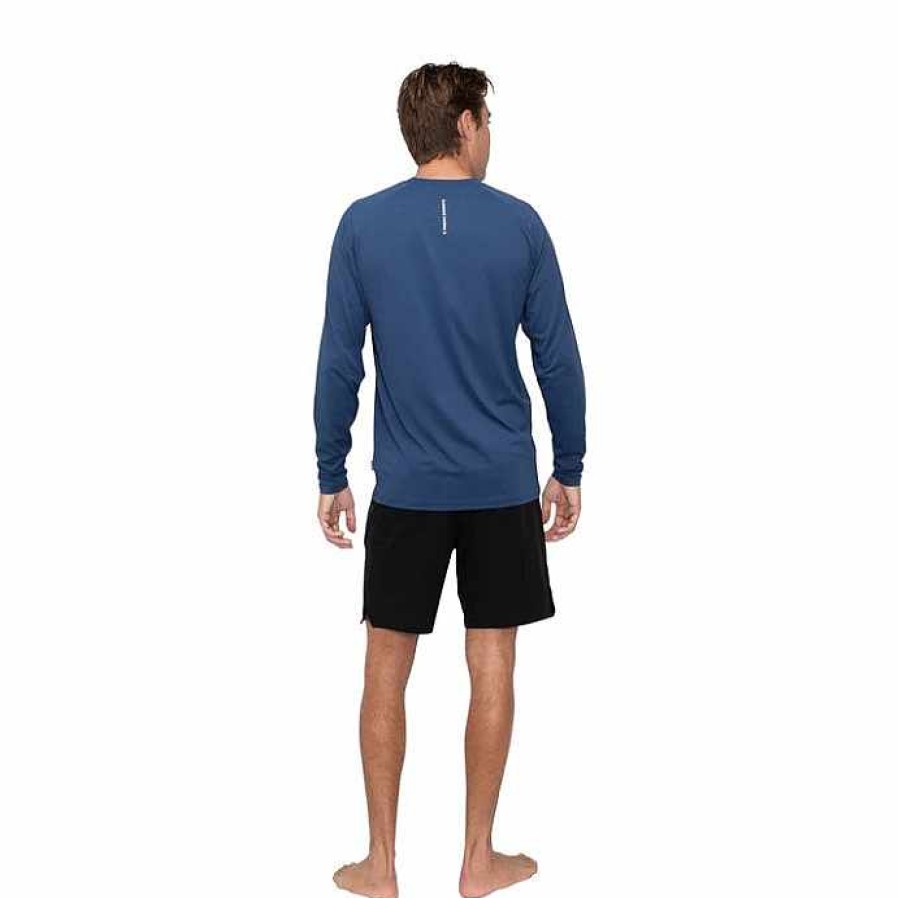 Clothing>Mens>Tops Florence Marine X Clothing>Mens>Tops | Florence Marine X Airtex Long Sleeve Shirt Dark-Navy