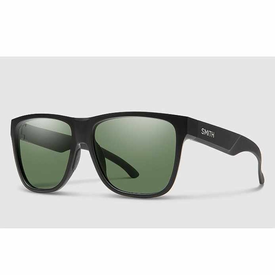 Clothing>Womens>Sunglasses Smith Clothing>Womens>Sunglasses | Smith Optics Lowdown Xl 2 Matte Black/Polarized Gray Green