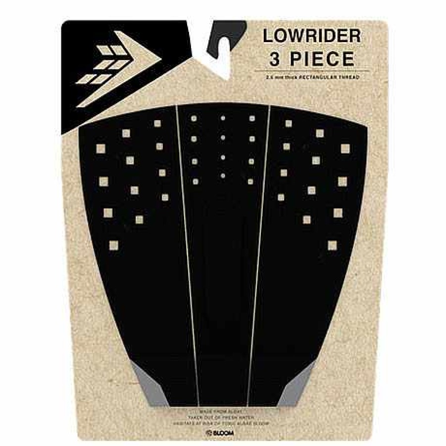 Surfboard Accessories>Traction Pads Firewire Surfboard Accessories>Traction Pads | Firewire Low Rider 3 Piece Traction Pad Black-Charcoal