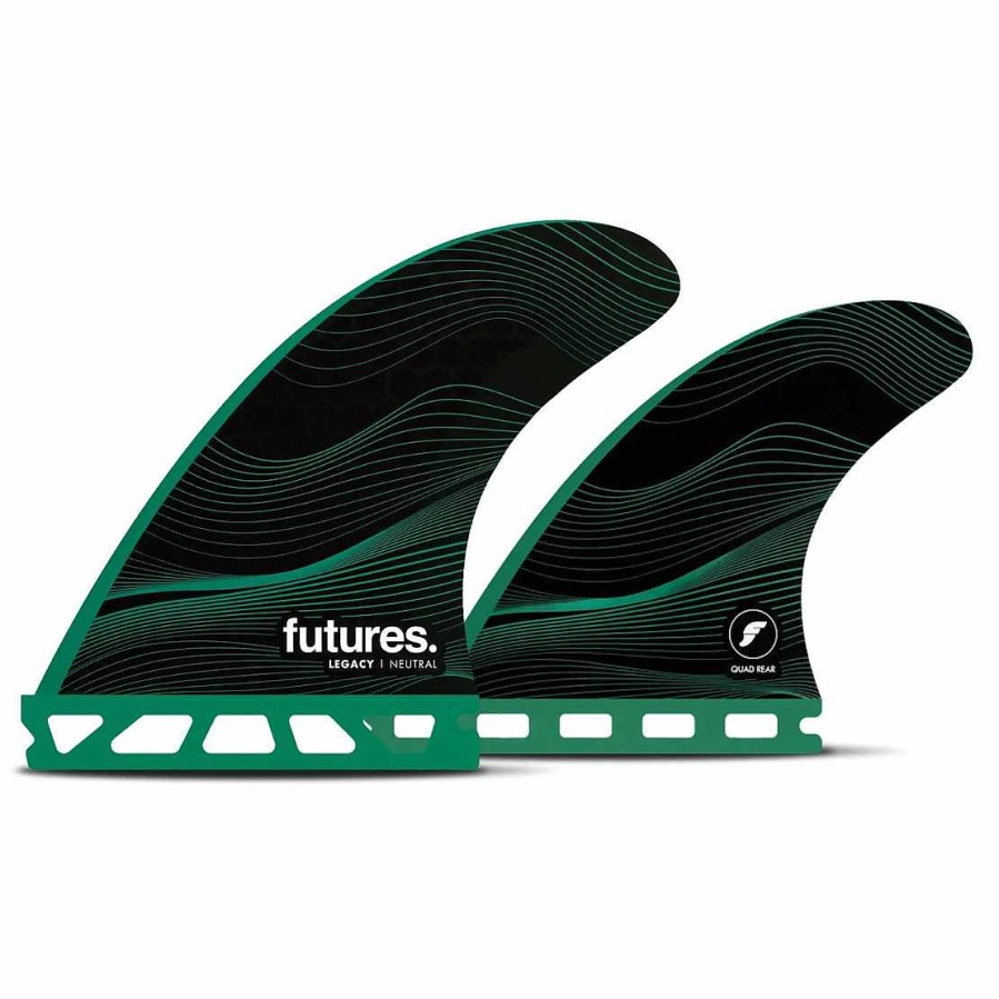 Surfboard Accessories>Fins Futures Surfboard Accessories>Fins | Futures F6 Honeycomb Quad Green