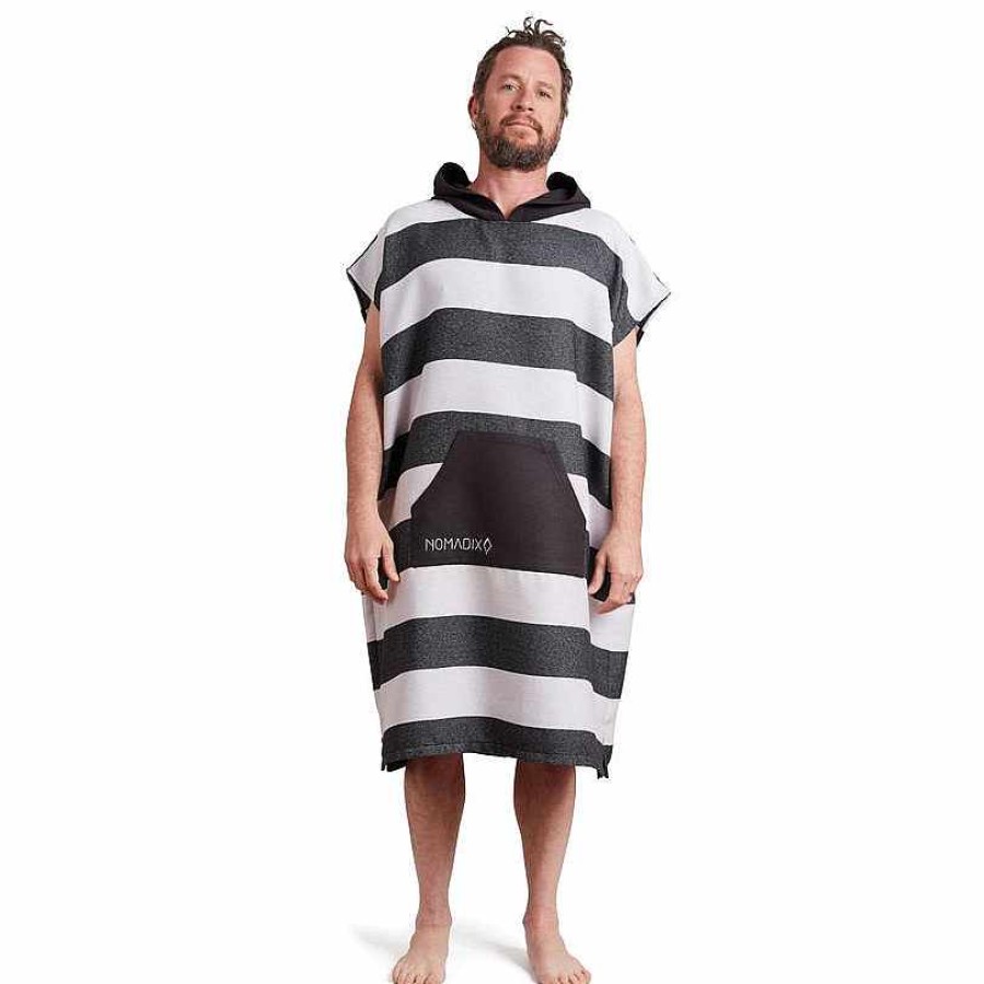 Beach Supply>Towels & Ponchos RIDER SHACK Surf Beach Supply>Towels & Ponchos | Nomadix Stripes Noll Changing Poncho M/L