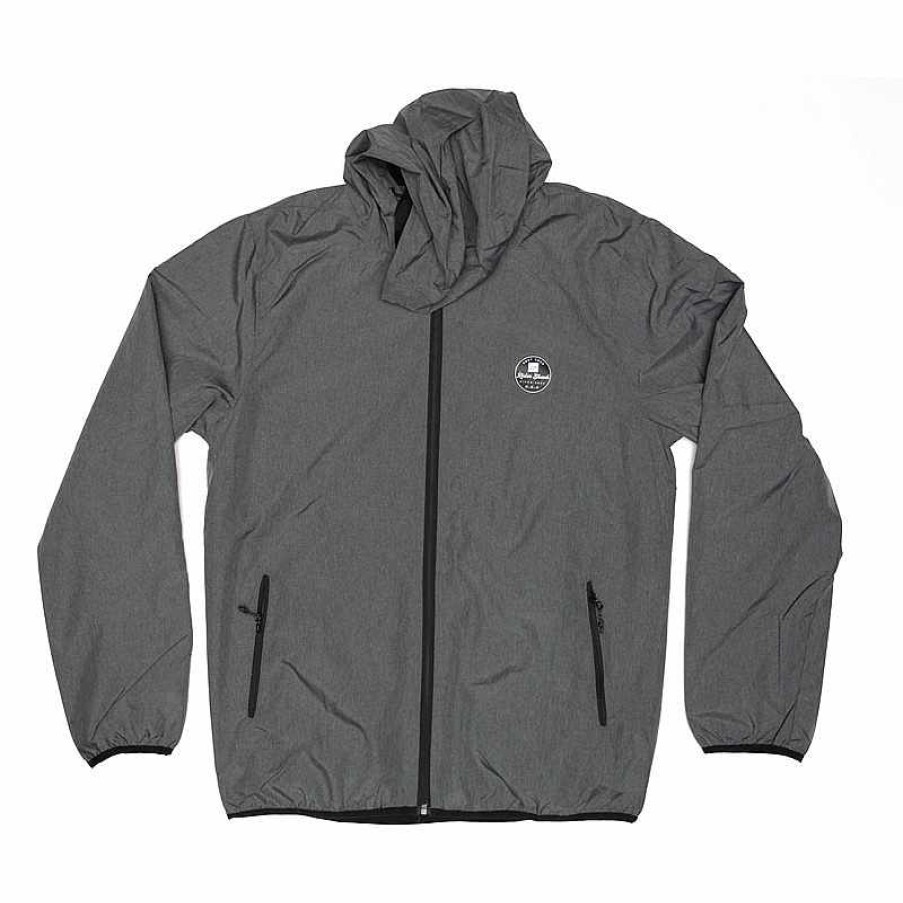 Clothing>Mens>Tops Rider Shack Clothing>Mens>Tops | Rider Shack Captain Windbreaker Charcoal