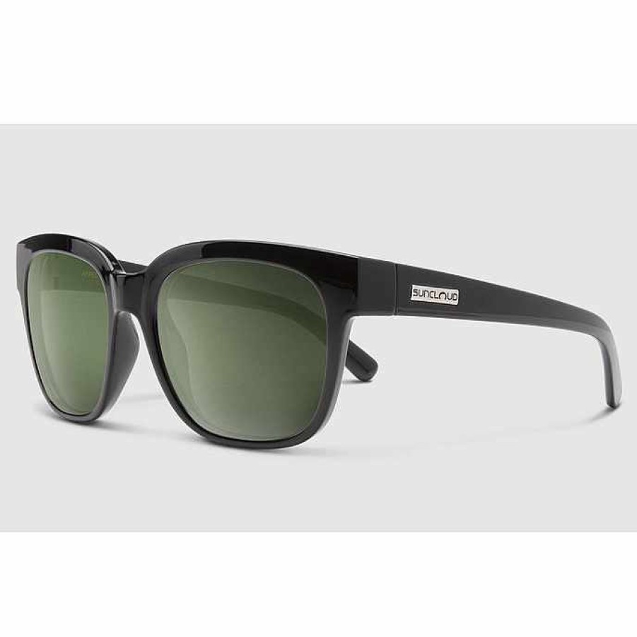 Clothing>Womens>Sunglasses Suncloud Clothing>Womens>Sunglasses | Suncloud Affect Black/Polar Gray Green