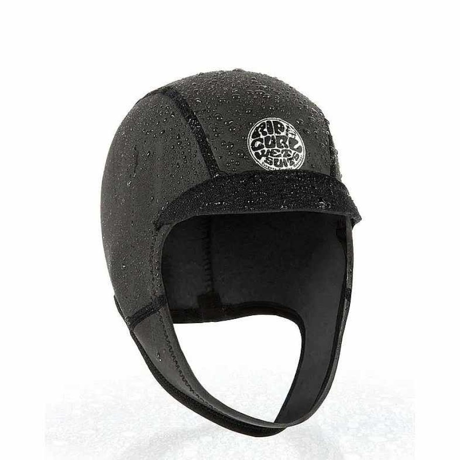 Wetsuits>Mens>Hoods Rip Curl Wetsuits>Mens>Hoods | Rip Curl Dawn Patrol Surf Cap 2Mm Black