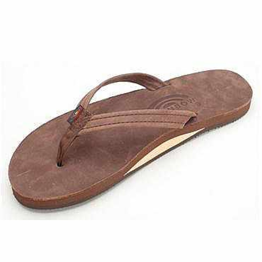 Clothing>Womens>Flip Flops Rainbow Sandals Clothing>Womens>Flip Flops | Rainbow 301 Altsn Womens Premier Narrow Strap Leather Sandals