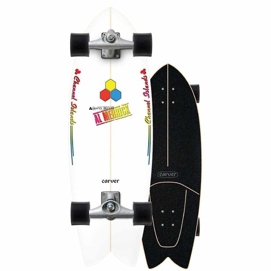 Gear>Skateboards Carver Skateboards Gear>Skateboards | Carver Ci Fishbeard Cx Raw 29.25" Complete Skateboard