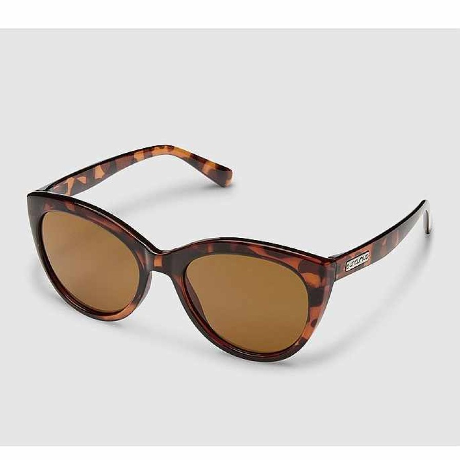 Clothing>Womens>Sunglasses Suncloud Clothing>Womens>Sunglasses | Suncloud Cityscape Tortoise Brown Polar Lens Sunglasses