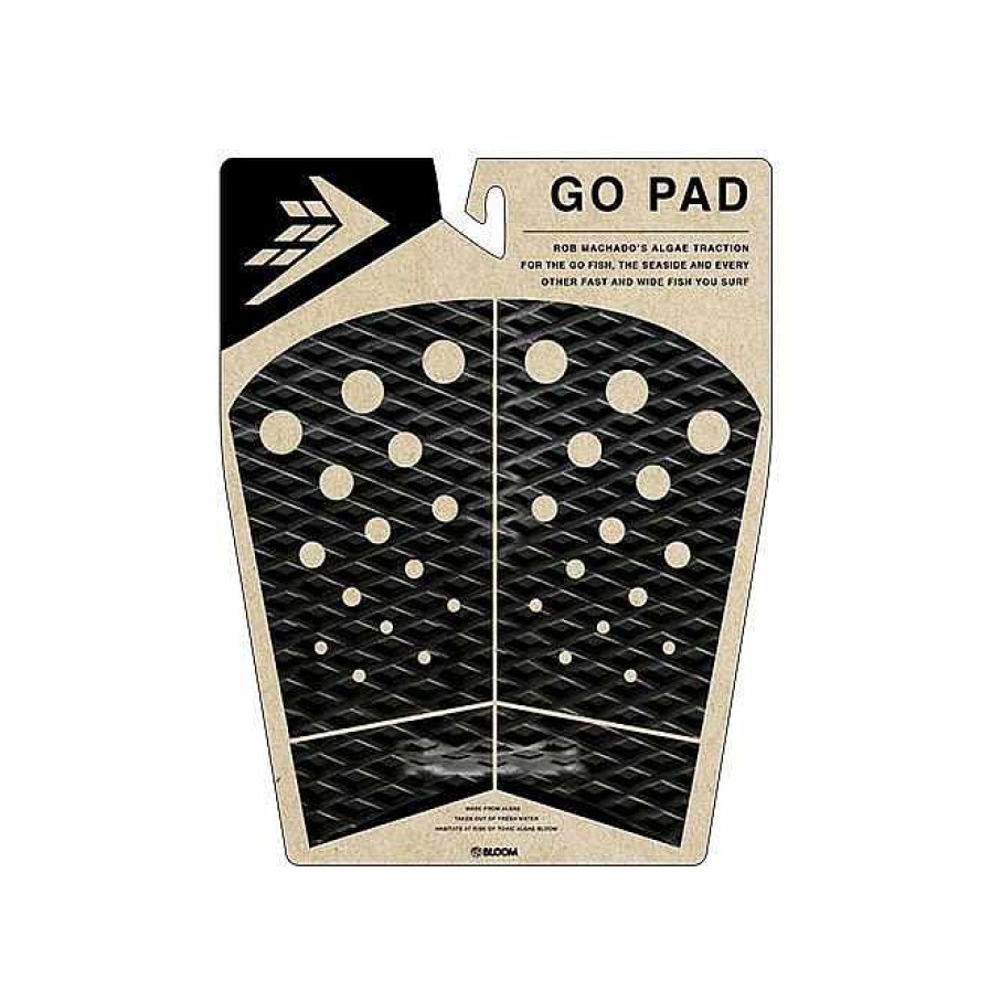 Surfboard Accessories>Traction Pads Firewire Surfboard Accessories>Traction Pads | Firewire Macahdo Go Pad Black 4 Piece Surfboard Traction