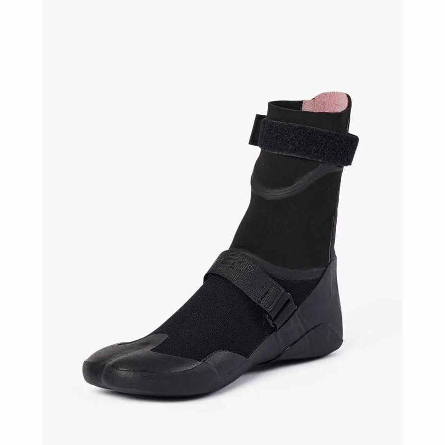 Wetsuits>Womens>Boots Rip Curl Wetsuits>Womens>Boots | Rip Curl 3Mm Flashbomb Hidden Split Toe Booties Black